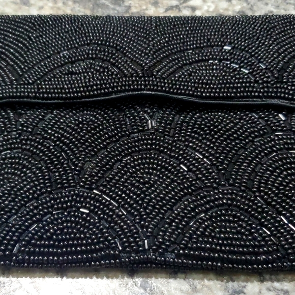 VINTAGE 1960s Beaded Clutch - Picture 3 of 6